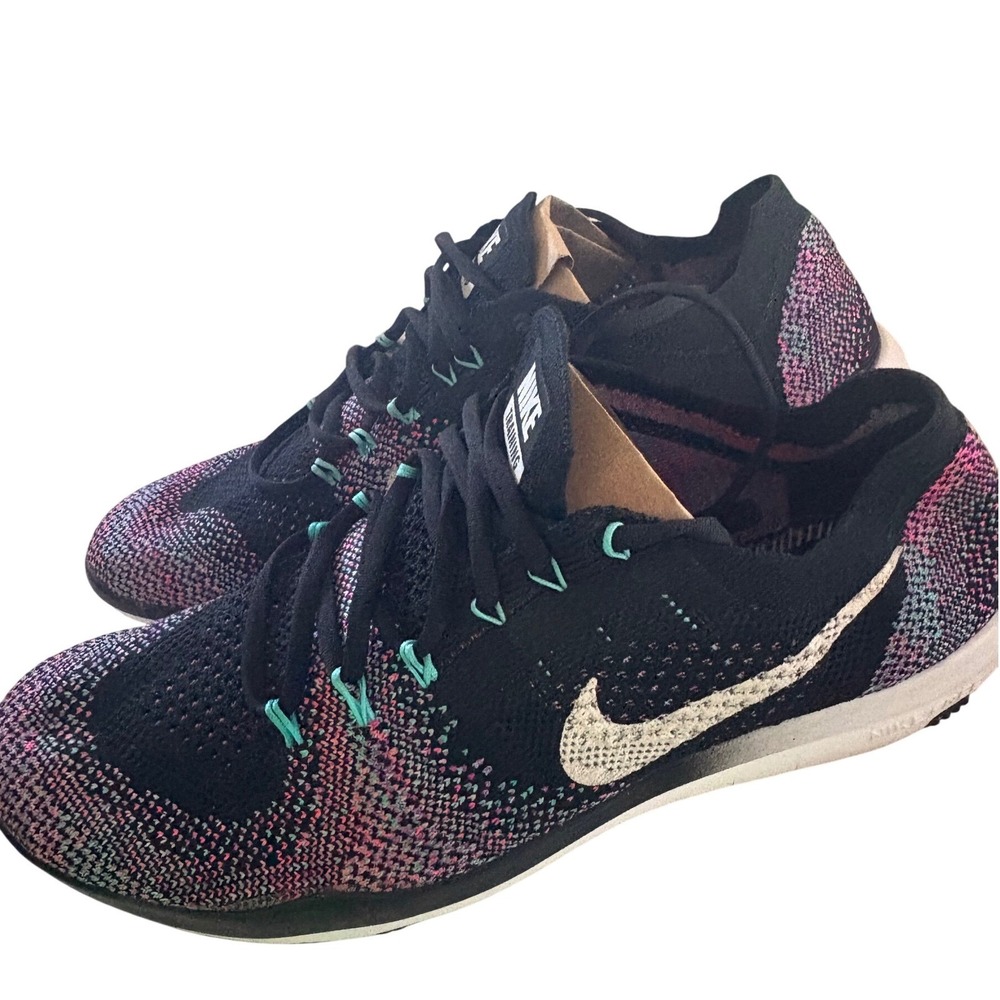 Nike FreeTRFlyknitTraining Shoes Women's 9.5 Black Multicolor One Insole Missing